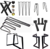 Custom OEM einfach zu installieren 3-Ruten-2-Rod-Tischschreibtisch-Barhaarnadelbeine mit Beinschutz